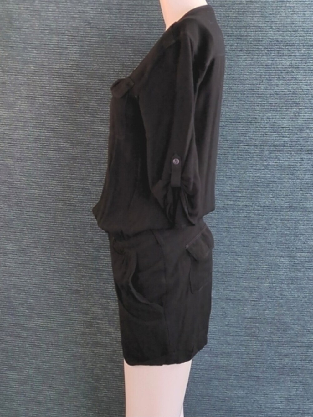 Express Button Front Romper - Picture 5 of 13